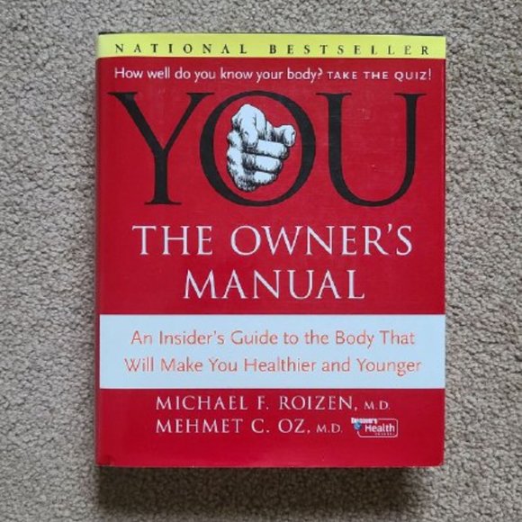 4/$25 YOU: The Owner's Manual‎ by Michael F Roizen & Mehmet C Oz - Hardcover - Picture 1 of 5